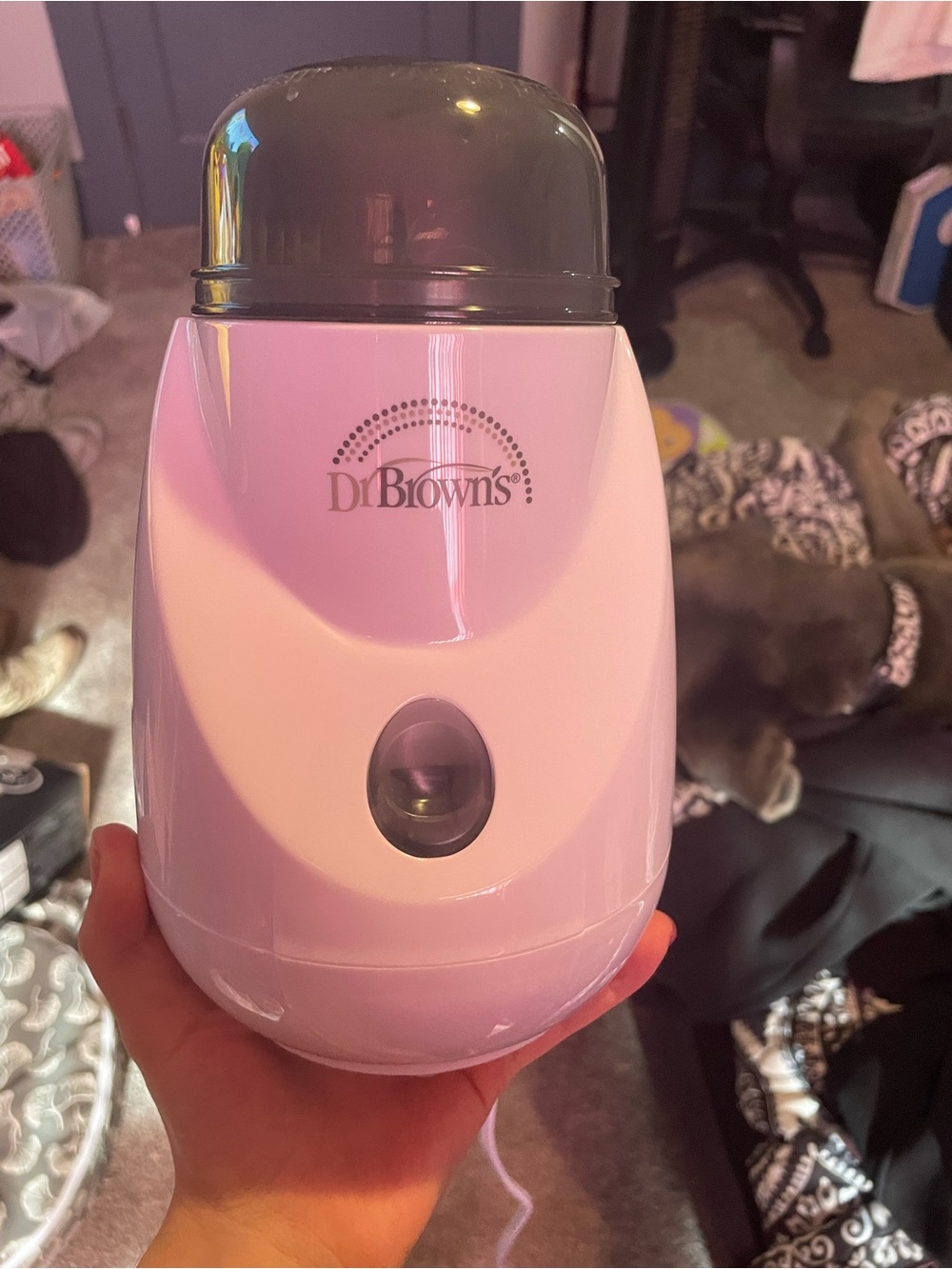 White DR BROWNS Bottle Warmer - Compact White Design